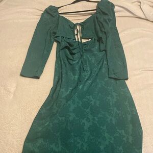 WAYF green midi dress with tags - size medium